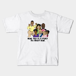 FRESH PRINCE OF BEL AIR FAN ART!! Kids T-Shirt